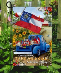 georgia country roads flag 6349