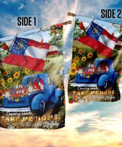 georgia country roads flag 7557