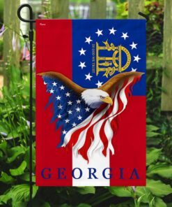 georgia eagle flag 1079