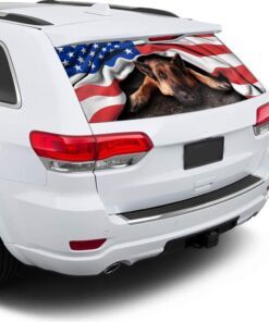 german shepherd. american patriot rear window decal thh2903cdv1 3979