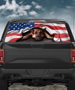 german shepherd. american patriot rear window decal thh2903cdv1 4916