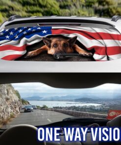 german shepherd. american patriot rear window decal thh2903cdv1 7941