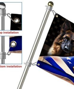german shepherd. police dog. k9. the thin blue line flag thb2100gf 4435