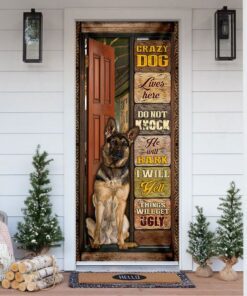 German Shepherd  Door Cover