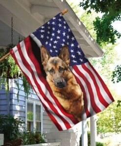 german shepherd american flag 1940