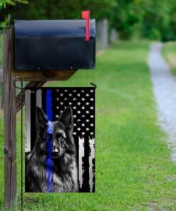 german shepherd american flag 1954