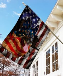 german shepherd american flag 4885