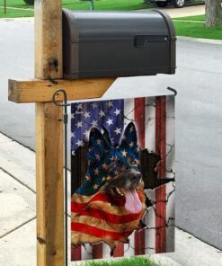 german shepherd american flag 8547