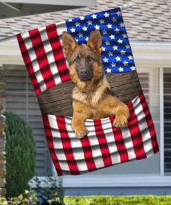 german shepherd american flag thb3647fv5 2484