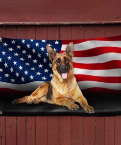 german shepherd american grommet flag qnn437gfc 4554