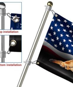 german shepherd american grommet flag qnn437gfc 7195