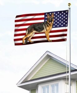 german shepherd american grommet flag tqn61gf 2320