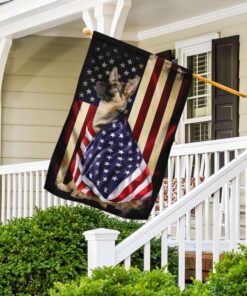 german shepherd american patriot flag 3296