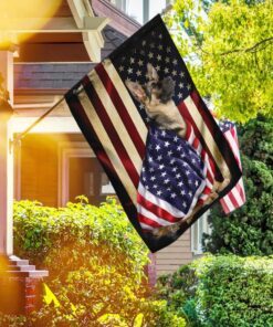 german shepherd american patriot flag 3623