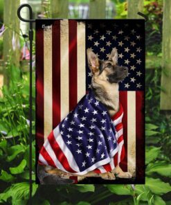 german shepherd american patriot flag 3709