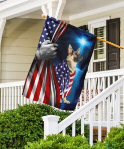 german shepherd american patriot flag 4941