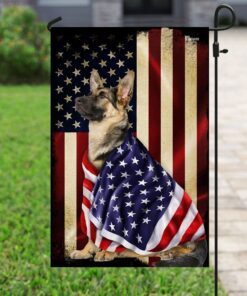 german shepherd american patriot flag 5944