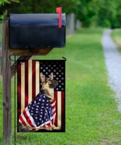 german shepherd american patriot flag 6359