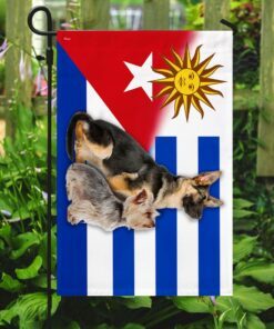 german shepherd and yorkie flag anl109fv1 flag 5246