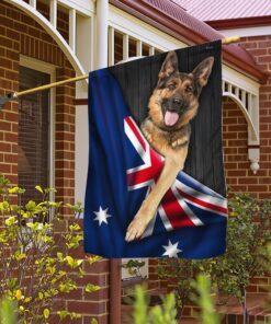 German Shepherd Australia Flag DDH2847Fv17