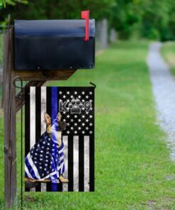 german shepherd blue line flag thb3224f 1309