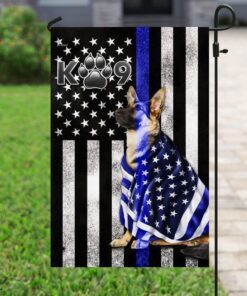 german shepherd blue line flag thb3224f 3604