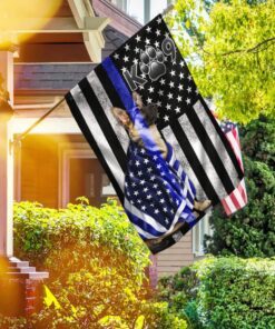 german shepherd blue line flag thb3224f 3705
