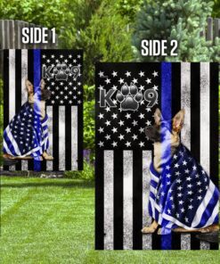 german shepherd blue line flag thb3224f 5844