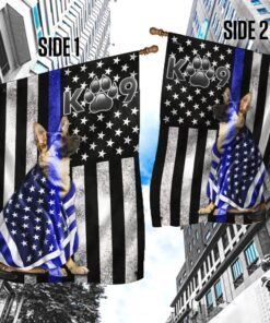 german shepherd blue line flag thb3224f 5889