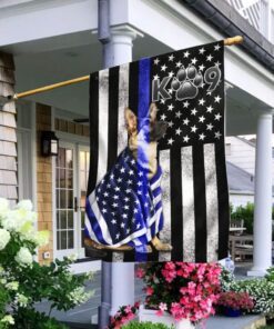 German Shepherd Blue Line Flag THB3224F