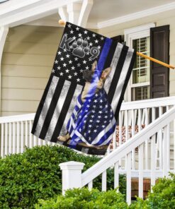 german shepherd blue line flag thb3224f 8970