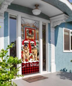 german shepherd christmas door cover 2005