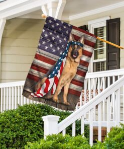 german shepherd dog flag charming dog ntb216f 6418
