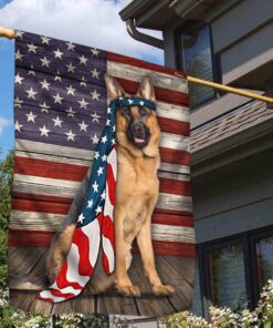 german shepherd dog flag charming dog ntb216f 6829