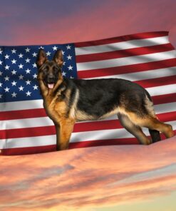 German Shepherd Dog Grommet Flag QNV04GF