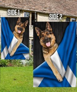 german shepherd dog scottish saltire flag ddh2847fv16 1466