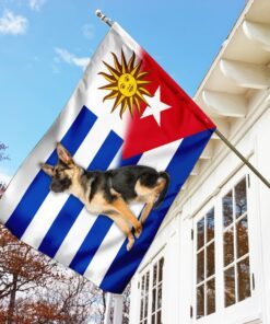 german shepherd flag 2105