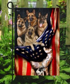 german shepherd flag 5683