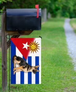 german shepherd flag 5879