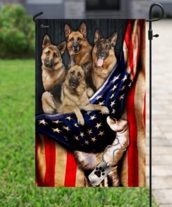 german shepherd flag 6161