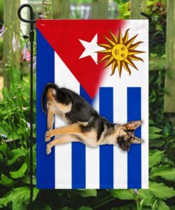 german shepherd flag 7940