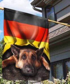 german shepherd flag thh3330f 6748