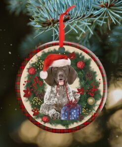 German Shorthaired Pointer Ornament Dog Lover Christmas Ornament QTR321Ov7