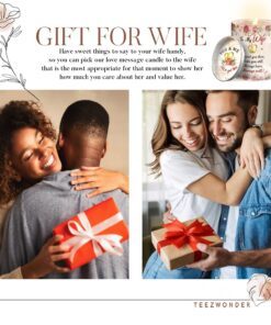 gifts for wife, women lavender tin scented candle 9oz 5624