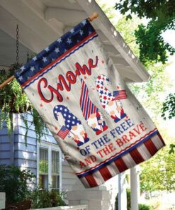 gnome of the free and the brave flag 3219