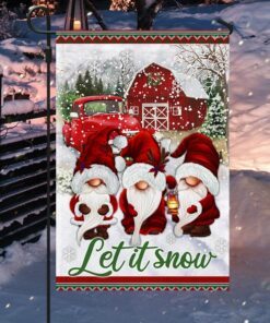 gnomes winter flag let it snow dbd2995f 6798