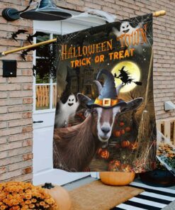 Goat Flag Halloween Town Trick or Treat LHA1743F