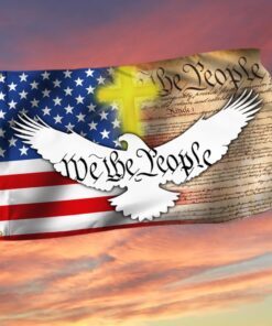 God & Country We The People Grommet Flag DDH3338GF