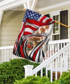 god and firefighter america flag 6913