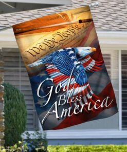 god bless america, american eagle flag tpt47fv2 5473
